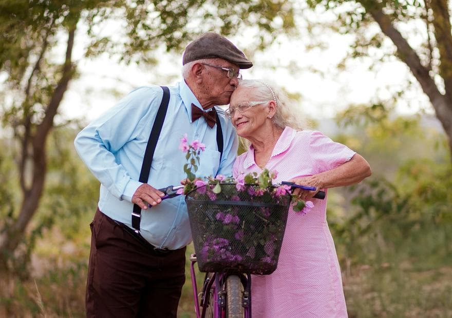 An active older adult enjoying life