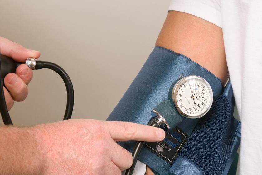 A blood-pressure measurement